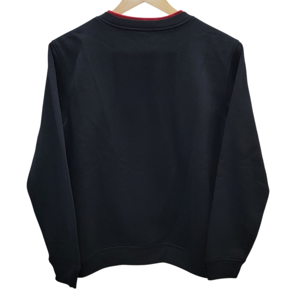 NWT Northern Reflections Crewneck Sweatshirt Black Red Floral Women’s M - Picture 2 of 12